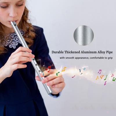 Ирландский свисток, традиционный оловянный пенни-свисток, 6 отверстий, флейта, духовой музыкальный инструмент для начинающих