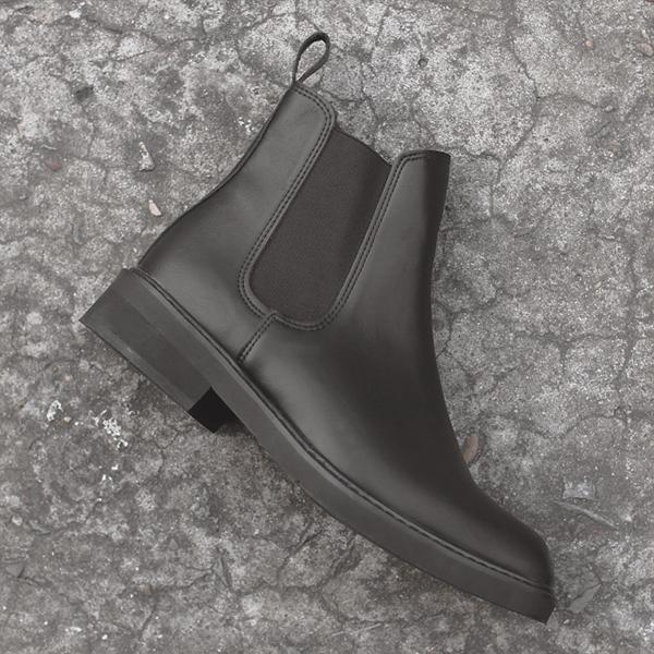 Pascologen MS5202 Ботинки челси с квадратным носком Brock Black-MS5202