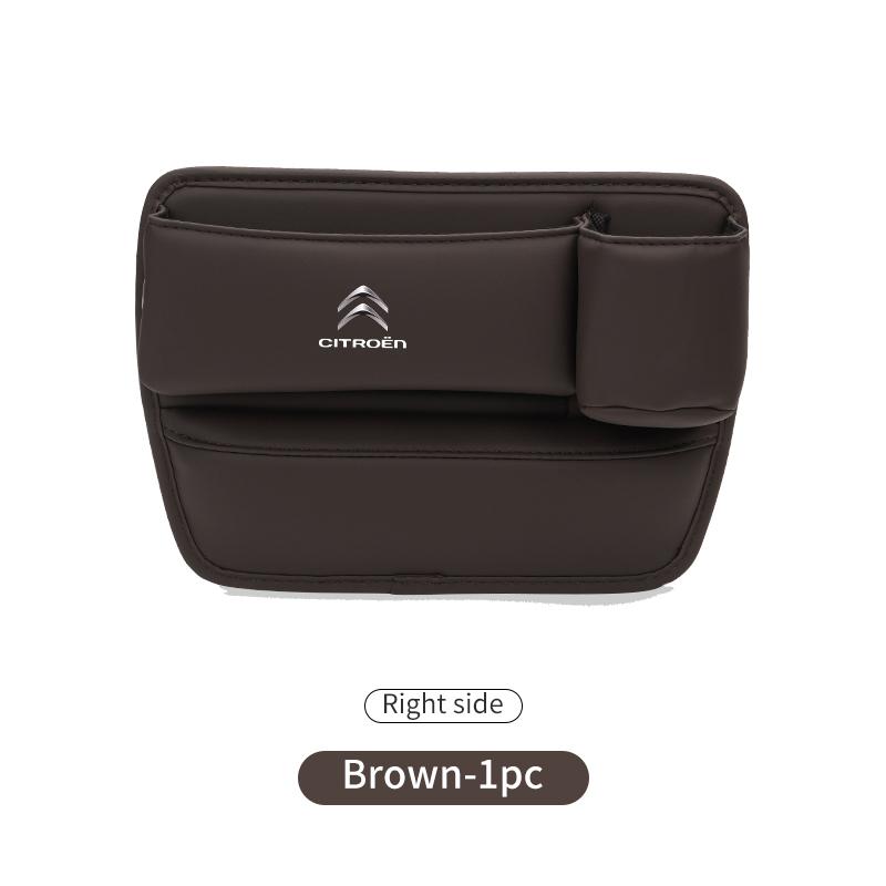 EMHV7 Car Seat Gap Organizer Console Crevice Storage Box Cup Holder For Citroen C4 C3 C5 C1 C2 C6 C4L DS3 DS4 Berlingo Picasso Jumper