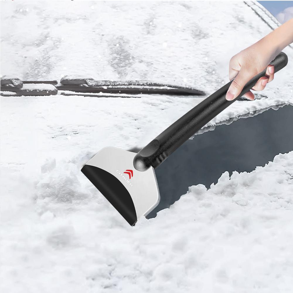 Portable Car Snow Ice Shovel Stainless Steel Ice Scraper Snow Removal Tools for Citroen C4 Picasso Xsara C5 Aircross Cactus C1 ajd256
