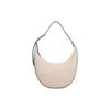 Longchamp Le Roseau Essential 28 Тисненый логотип Застежка-молния Телячья кожа Полумесяц Сумка через плечо Средний Женская сумка через плечо Миндальный 10218968266