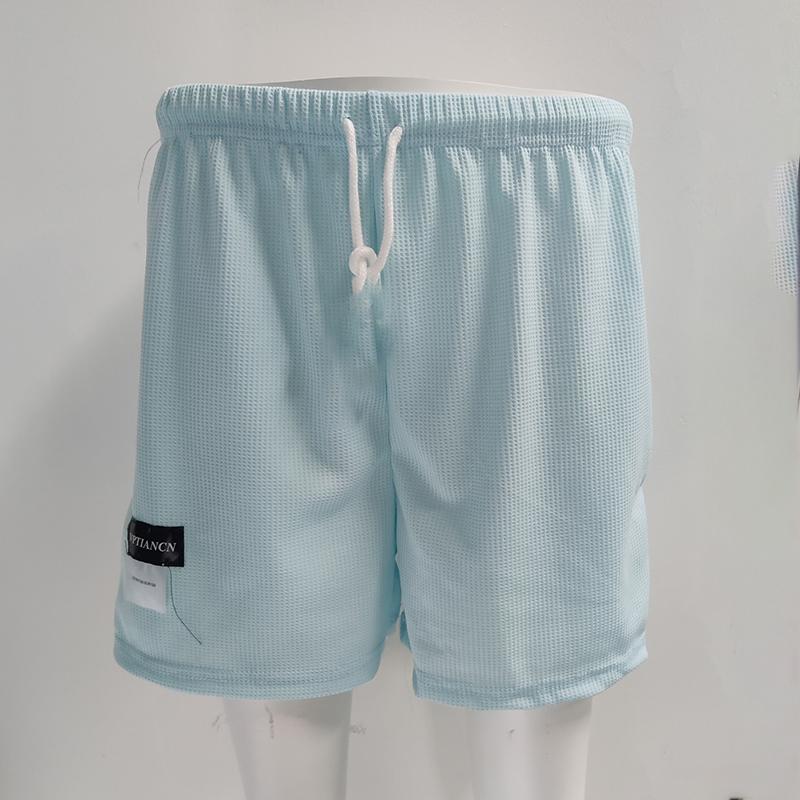 Женские шорты без карманов, спортивные шорты с высокой талией, повседневные штаны с эластичной резинкой на талии, однотонная домашняя одежда