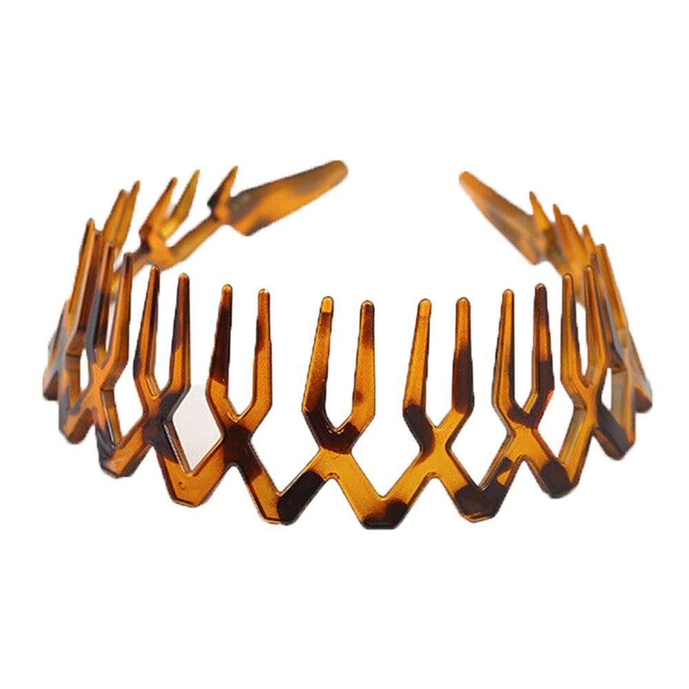 4Pcs Plastic Zigzag Hairband Makeup Headband Hair Hoop High-quality Teeth Hair Band Washing Face