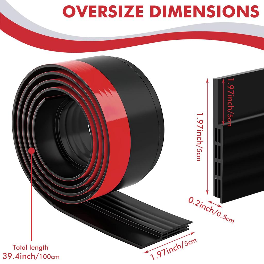 2 шт. в упаковке ограничитель сквозняка двери Дверной проем для наружных и внутренних дверей Нижнее уплотнение двери Пыле- и шумоизоляция Устранение атмосферных воздействий Изолятор защиты от сквозняка