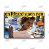 INEED Ricard пиво ретро металлическая вывеска плакат винтажный настенный плакат жестяная вывеска декоративная настенная тарелка бар паб доска декор аксессуары