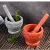 Mixing Grinding Crusher Bowl Garlic Herb Spice Garlic Press Manual Grinder Kitchen Cooking Tools