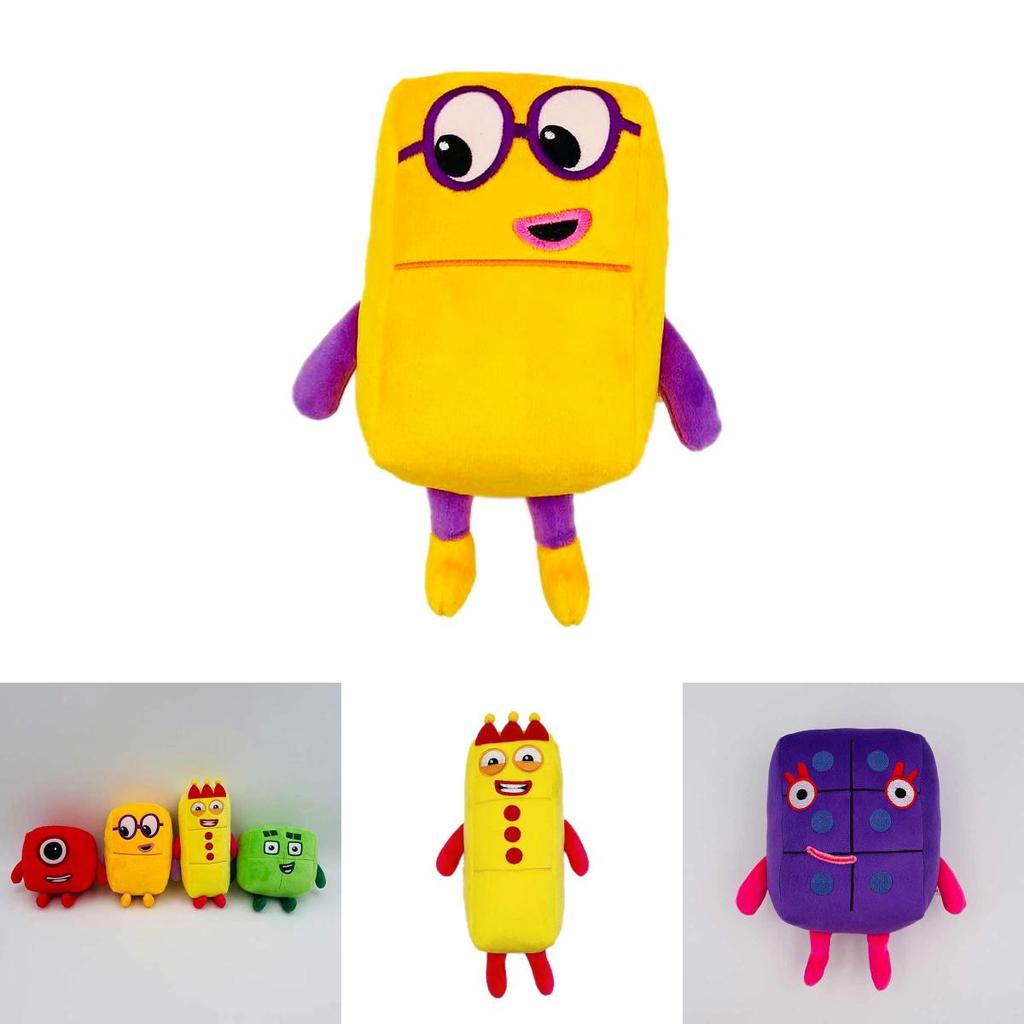 Плюшевая кукла Numberblocks Мягкая и милая мягкая игрушка для детей Обучающая и веселая