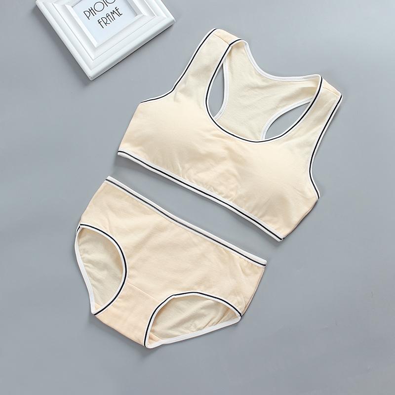 От 8 до 14 лет, бюстгальтер для девочек-подростков, нижнее белье для девочек-подростков, студенческий тренировочный бюстгальтер, комплект нижнего белья