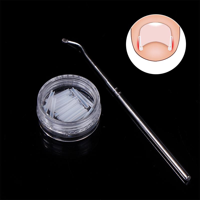 Крючок для ухода за вросшими ногтями, двухсторонний, для коррекции вросших пальцев ног, пилка для маникюра и педикюра, инструмент для ухода за чистыми ногтями ног