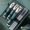 Stainless Steel Professional Manicure Pedicure Kit - Portable Nail Clippers Set
