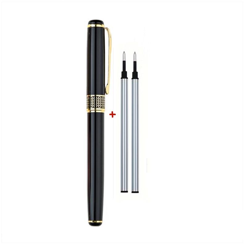 Минималистичная металлическая ручка-подпись в деловом стиле, ручка для ежедневного письма в офисе, школьные канцелярские принадлежности