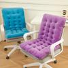 Chair Cushion with Removable Washable Cover Thick High-Resilience Filling Integrated Design Ergonomic Seat Cushion