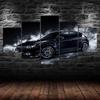 Subaru Impreza WRX Car Canvas 5 Piece Five Panel Print Modern Wall Art Poster Picture Home Decor Gift For Him For Her
