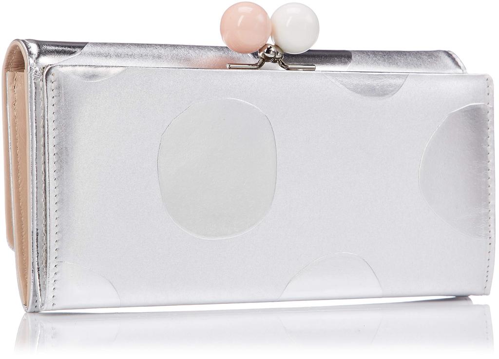 Clasp Long Wallet Zoom Dot Silver [Tsumori Chisato] Women's