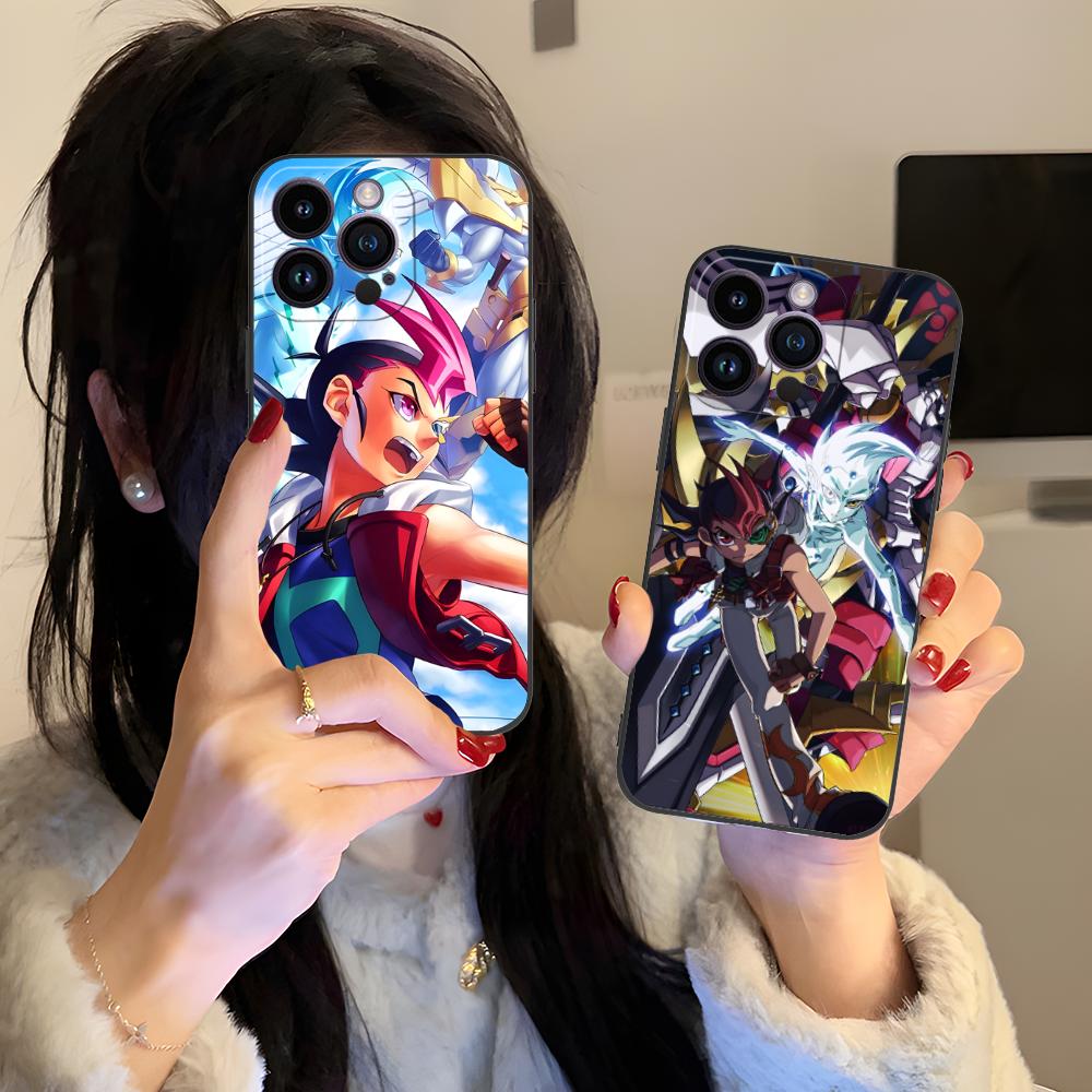 Yugioh Юма Цукумо Чехол для мобильного телефона для iPhone 17 16 15 14 13 12 11 X XR XS 8 7 Air Pro Max Plus Mini Цветной Чехол Роскошный