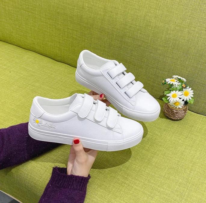 Обувь для женщин мода белый искусственная кожа женские кроссовки Tenis Feminino Zapatos De Mujer женские повседневные удобные вулканизированные туфли