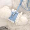 Droopy Dog Harness Pearl Lace Chest Strap Leash Set, Skye