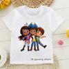 New Boys TShirts Funny Cartoon Santiago Graphic Print Children Tshirt  Cute Girls T Shirts Casual Kids Clothe Tumblr Tee