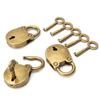 3 шт./лот старые винтажные антикварные мини-архаичные навесные замки с ключом