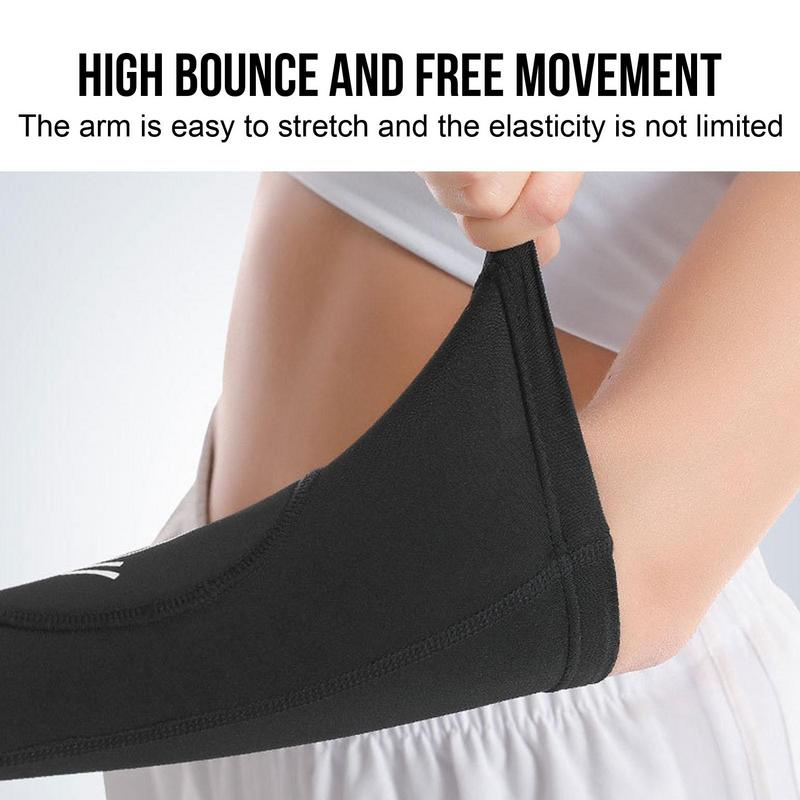 1 пара волейбольных нарукавников, эластичные спортивные нарукавники для баскетбольных тренировок, дышащая компрессионная повязка на руку, поддержка запястья