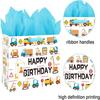 Reusable Party Decoration Boxes Colorful Gift Boxes Birthday Gift Bag  for Birthday, Baby Shower