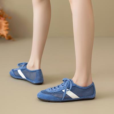 Модная женская обувь 2025 Бренд Женские вулканизированные туфли на шнуровке Модная уличная нескользящая повседневная новая дышащая обувь больших размеров