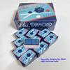 Мел для бильярдного кия Blue Diamond Сильное трение Долговечный Нескользящий для профессиональных тренировок и матчей по бильярду