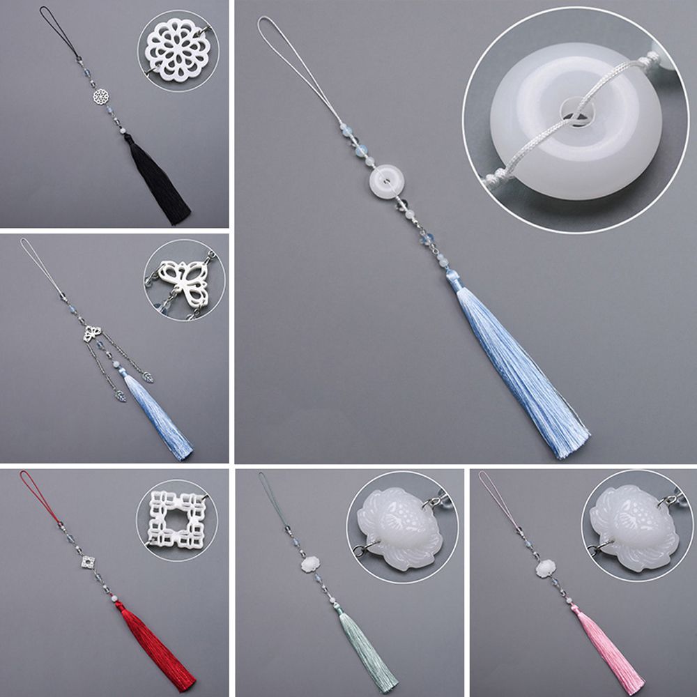 Classical Imitation Hanging Hanfu Tassel Pendant Imitation Lotus Pendant Waist Pendant