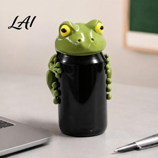 Shark Can Topper Dinosaur Cover Cute Animal Soda Holder for 375ml Cans T-Rex Drink Plastic Stand Desk Fun Party Home Bar Decor Gift Protector