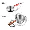 Кастрюля для жарки из нержавеющей стали Мини-кастрюля для плавления шоколада Кастрюля для плавления молока