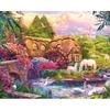 Full Round Diamond Painting Garden Landscape Cross Stitch Diamond Embroidery