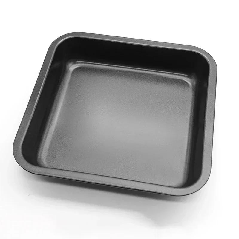 9 Inch Square Baking Tray Non-Stick Carbon Steel Toast Plate Cake Bread Baguette Oven Bakeware Pie Pizza Cake Mold Baking Pan