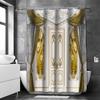 3D Фон Ванная Комната Занавеска для Душа Животное Водонепроницаемая Ткань Занавеска для Ванной Комнаты С 12 Крючками Подсолнух Домашний Декор Бесплатная Доставка