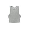 Spring New Arrival Fashion Style Fashionable Stylish Outfit Slim round Neck Sleeveless Short Tops 3253324