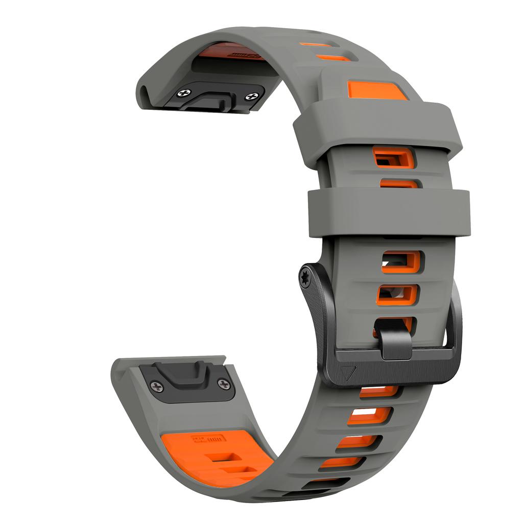 Винтовое стальное крепление для часов Силиконовый ремешок для Garmin Fenix 8 E 47 мм 7X Pro 51 мм Epix/6 6X 5X Plus QuickFit 26 мм 22 мм Ремешок Браслет
