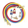 Для R12 R22 R404A R134A Набор манометров коллектора хладагента Кондиционер Холодильный набор Инструменты для кондиционирования воздуха Шланг и крючок