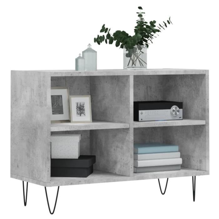VidaXL TV Cabinet Concrete Grey 69.5x30x50 Cm Engineered Wood 826968