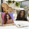 Singer S-Selena G-Gomez-ES cushion cover Home Office Birthday Anniversary Gifts Soft Skin Friendly Cushion Cover