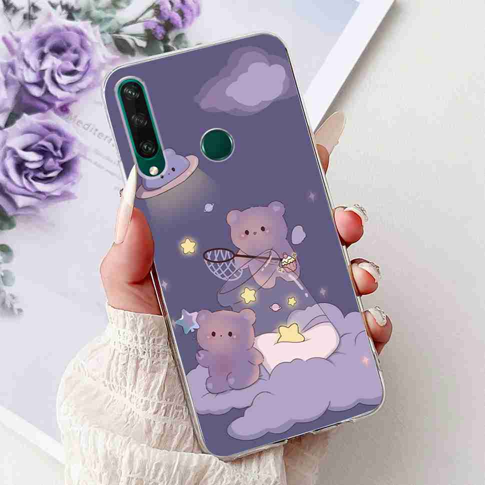 For Huawei Y6p Case Popular Painted Cover Soft Silicone Phone Case For Huawei Y 6p Y6p Y 7p Y7p Back Cover Bumper
