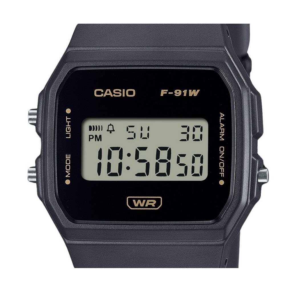 Casio Часы POP Digital Gray Bio Based Resina с кварцевым ремешком F-91WB-8A Unisex