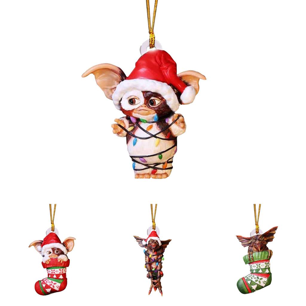 Xmas Gizmo Fairy Acrylic Pendant Hanging Toy For Christmas Tree