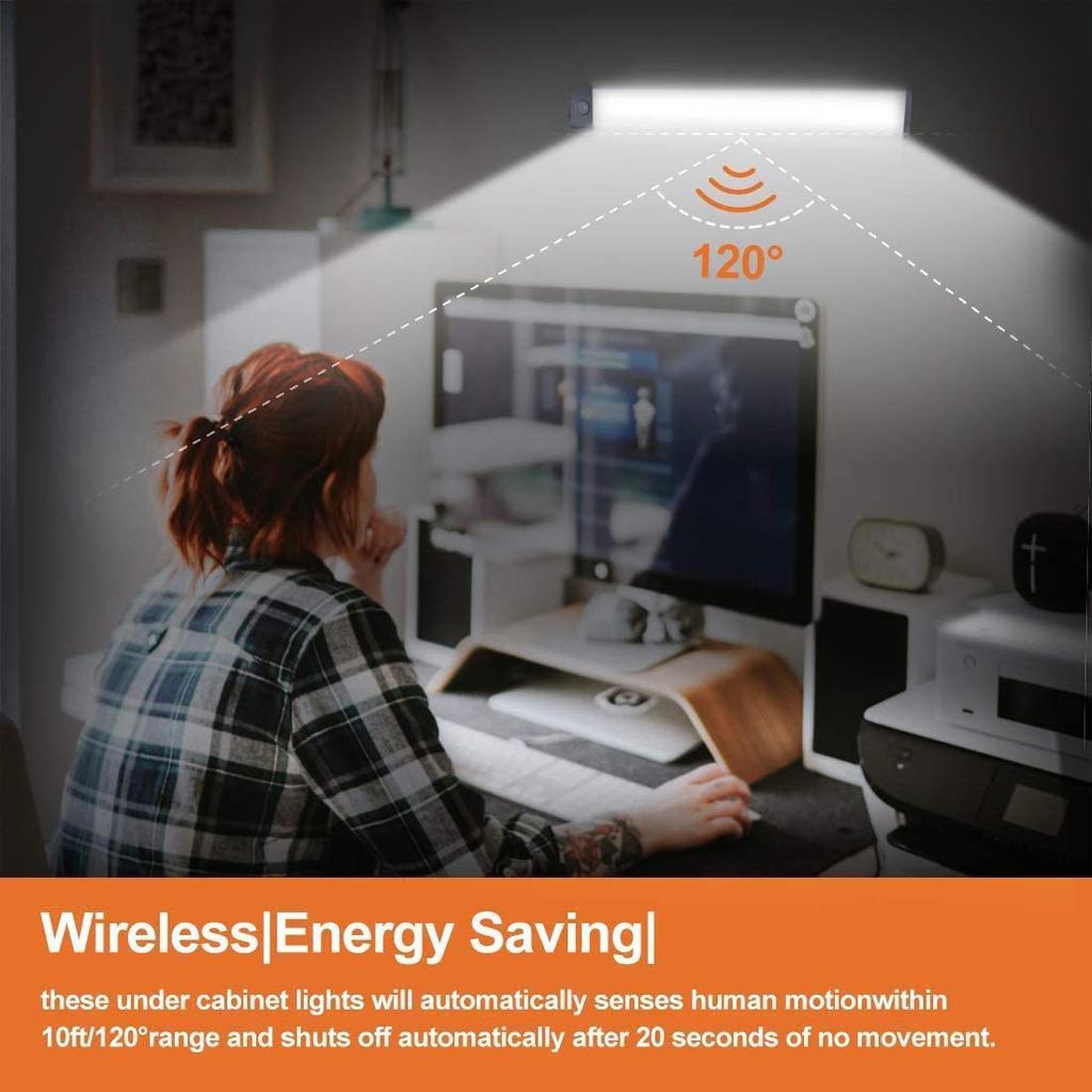 Датчик движения, ночник для шкафа, светодиодное USB-освещение, кухонный шкаф, шкаф, лампа, аккумуляторная магнитная светодиодная лампа