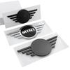 BFA1 ABS Car Front Sticker Logo Rear Emblem Badge for Mini Cooper JCW F55 F56 F60 Countryman Clubman Auto Accessories 14.3CM/11.3CM