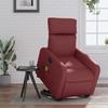 VidaXL Electric Massage Recliner, Relaxation Chair with Adjustable Backrest and Footrest, Salon Seat 3206774