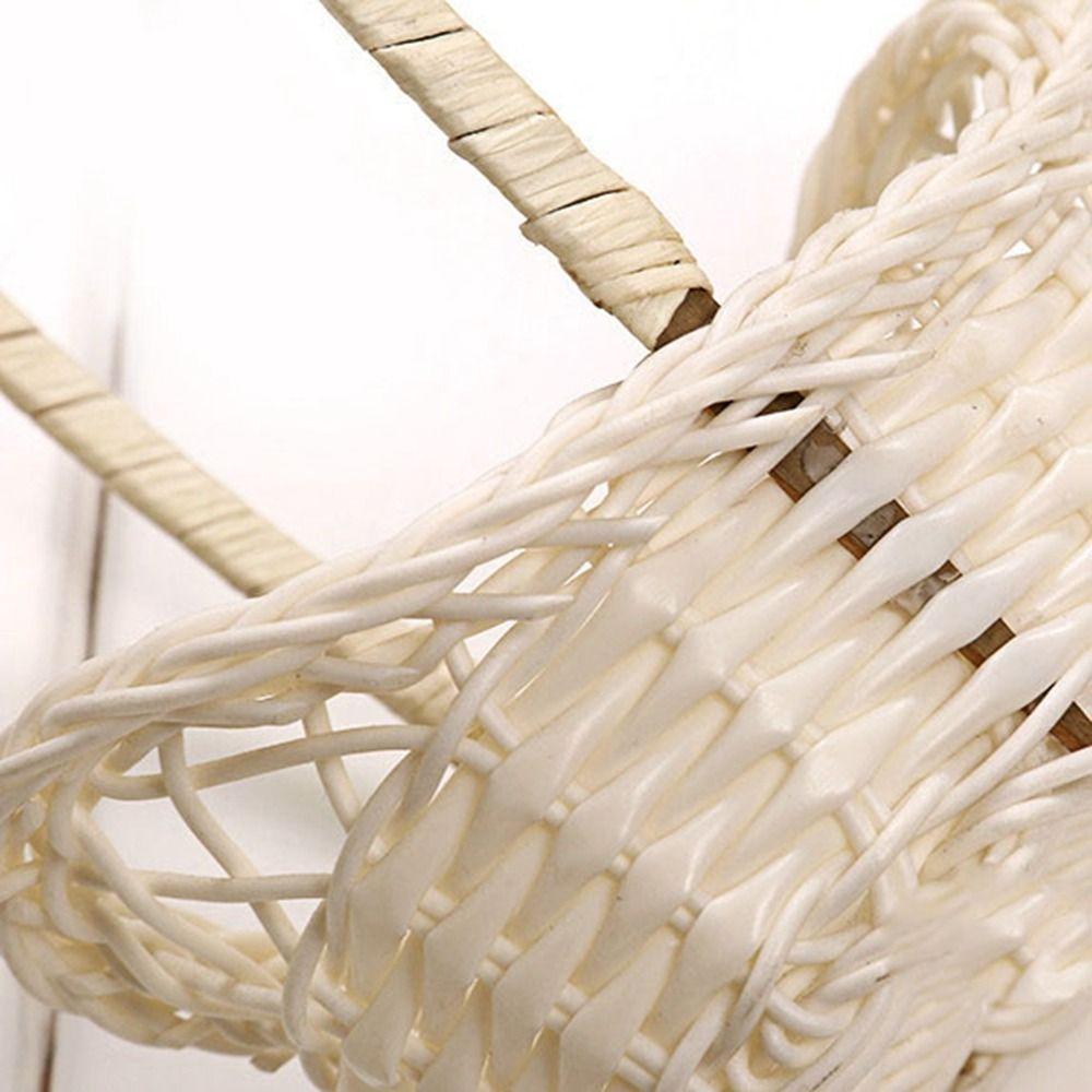 Красивые плетеные корзины для хранения ручной работы 3 формы Корзина для покупок, хранения, белья Для растений, дома, свадьбы