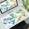 Anime Pokemon Mouse Pad Eevee Glaceon PC Cabinet Mousepad Gamer Keyboard Tablepad E-Sports Desk Accessories Gaming Extended Mat