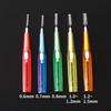 60pcs Toothpick Interdental Brushes Tooth Flossing Head Oral Hygiene Brush Optional Sizes