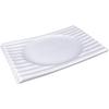 Pure White Rectangular Ceramic Dinner Plate