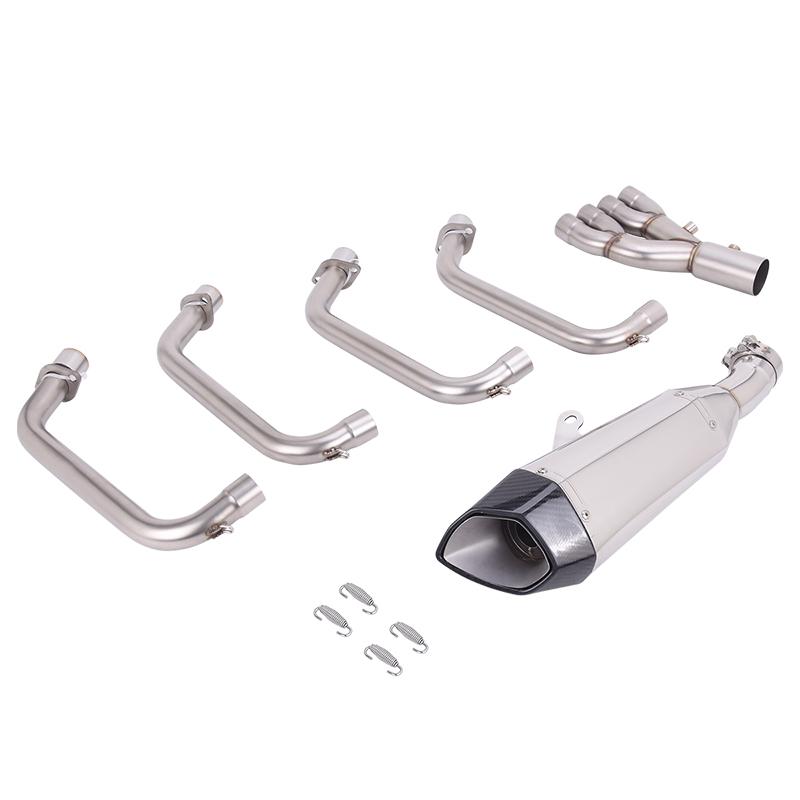 Slip On For KAWASAKI ZX4R ZX4RR ZX25R ZX 4R 4RR 25R 2023-2026 Motorcycle Exhaust System Modify Front Link Pipe Muffler DB Killer