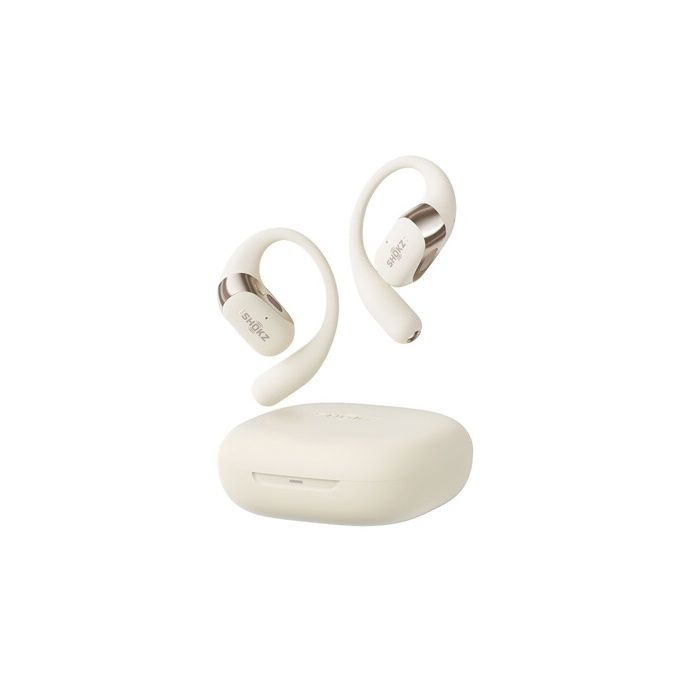 Ecouteurs shokz tws a conduction aerienne openfit 2 beige